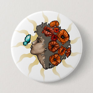 It plates Round Of 7 cm Primavera 7.5 Cm Round Badge