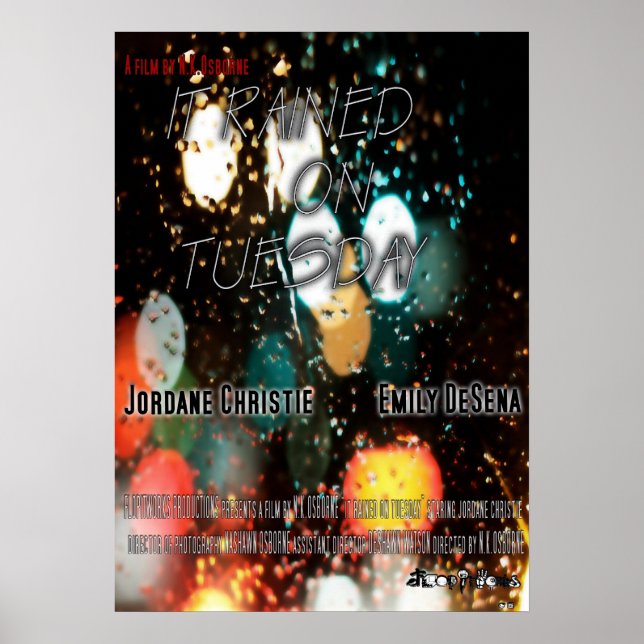 It Rained on Tuesday Poster (Front)