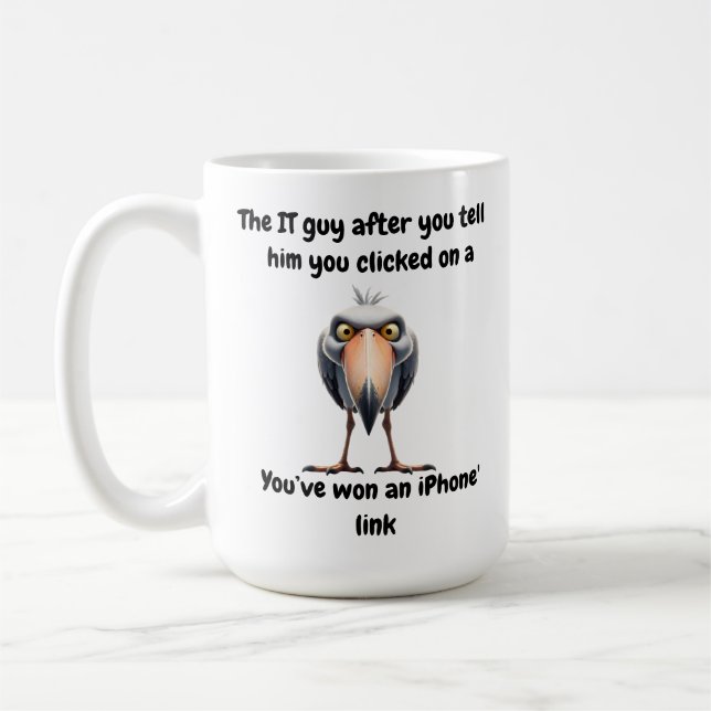 IT realises you're the reason the whole Coffee Mug (Left)