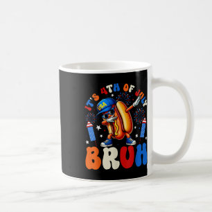 It’s 4th Of July Bruh Funny Dabbing Hot Dog Usa Pa Coffee Mug