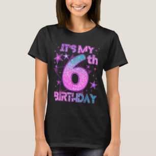 It’s 6th birthday k-pop girl 6 year birthday party T-Shirt