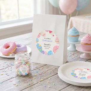 It’s a Baby Sprinkle Casual Baby Shower Classic Round Sticker