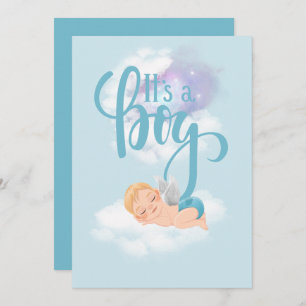 It’s a boy baby Announcement Card