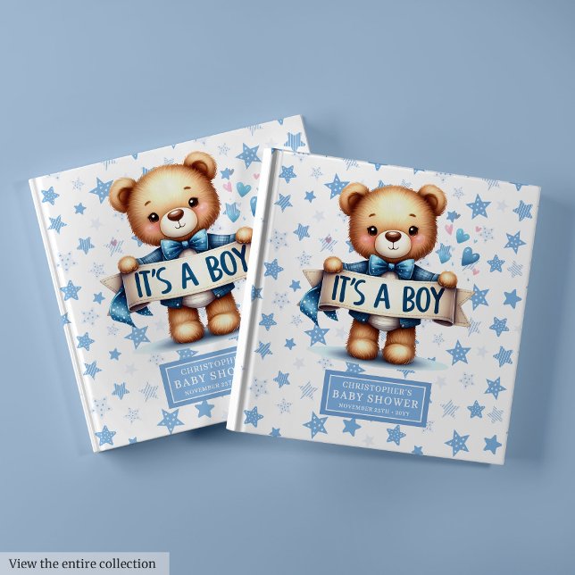 It’s a boy baby shower guest book to sign in (It’s a boy baby shower guest book to sign in)