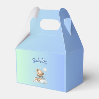 “It’s A Boy” Baby Shower Party Decor – Teddy Bear  Favour Box