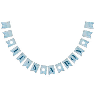 It’s A Boy Blue Baby Shower Banner
