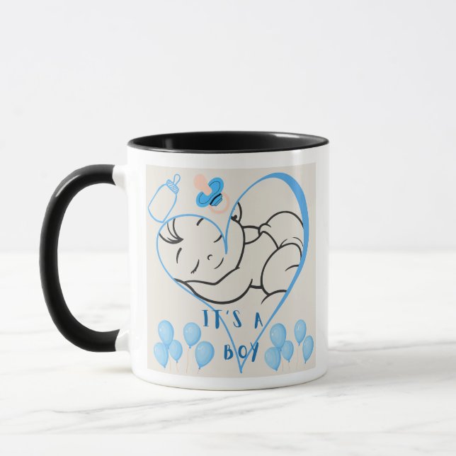 It’s a Boy” design to celebrate the arrival Mug (Left)