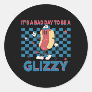 It’s A D Day To Be A Glizzy 4th Of July 1 Classic Round Sticker
