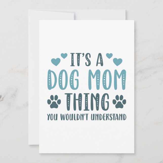 It’s A Dog Mum Thing Thank You Card (Front)