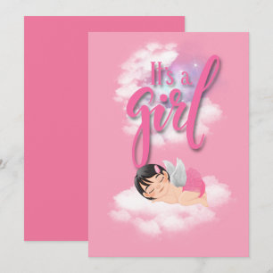 It’s a girl baby Announcement Card