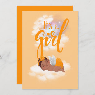 It’s a girl baby Announcement Card