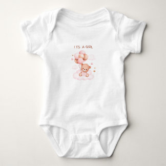 It 's a girl baby bodysuit