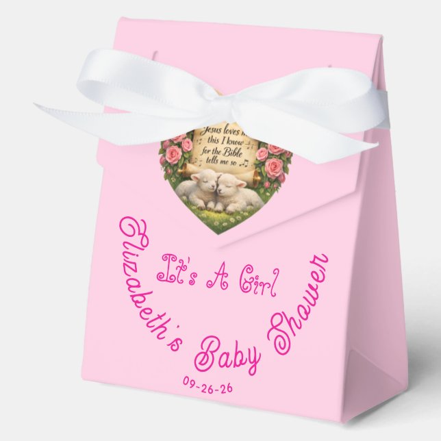 It’s a Girl Baby Shower Favour Box (Front)