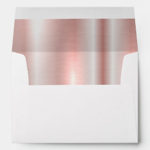 It’s a Girl Pink Metallic Baby Shower Brunch Envelope