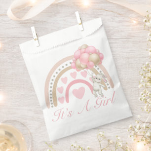 It’s a Girl Rainbow Pink Baby Shower Favour Bags