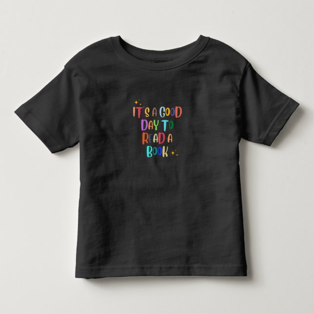 It’s a Good Day to Read a Book – Book Lover Tee (Front)