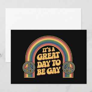 It’s A Great Day To Be Gay LGBTQ Pride Month Queer Invitation