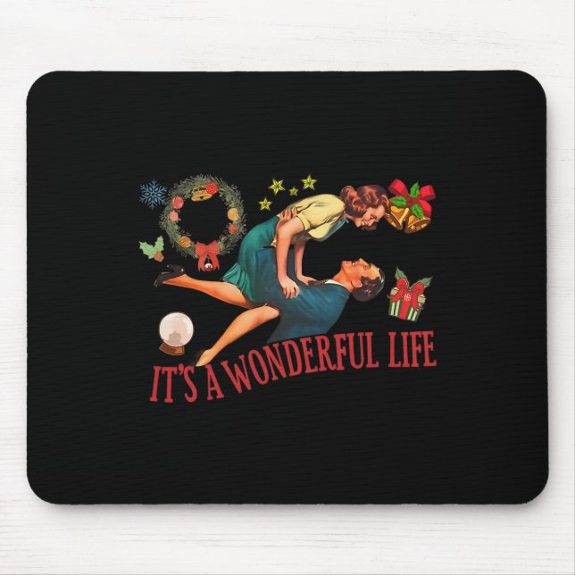 It’s A Wonderful Life Costume  Mouse Mat (Front)