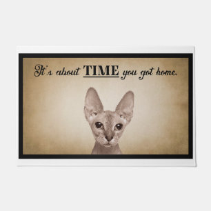It’s About Time You Got Home American Cat Doormat