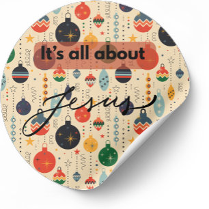 It’s All About Jesus – Christmas Sticker #10