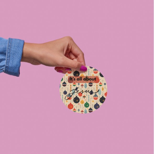 It’s All About Jesus – Christmas Sticker #10 (Creator Uploaded)