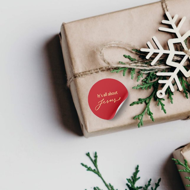 It’s All About Jesus – Christmas Sticker #11 (Creator Uploaded)