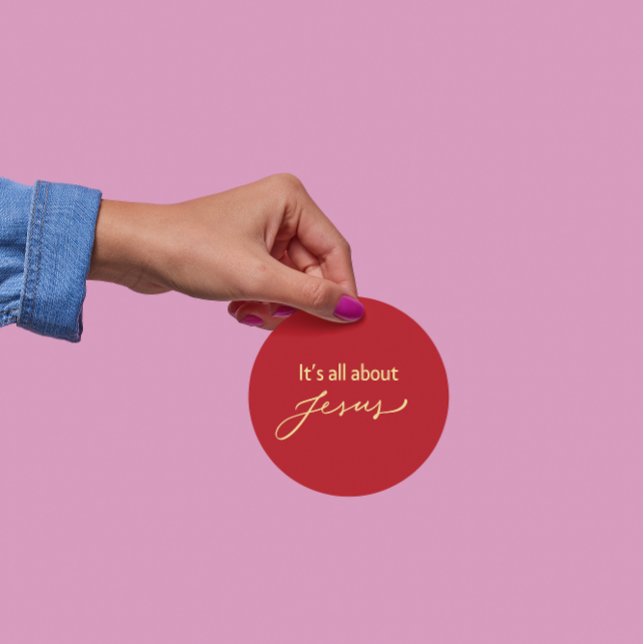 It’s All About Jesus – Christmas Sticker #11 (Creator Uploaded)