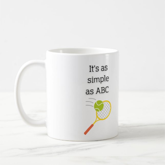 It’s As Simple As ABC Coffee Mug (Left)
