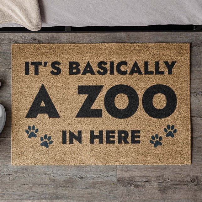 It’s Basically A Zoo In Here Doormat (Creator Uploaded)