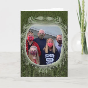 It’s been a crazy year Photo holiday green Card