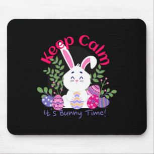 It’s Bunny Time Funny Easter Sunday Egg Hunting Gi Mouse Mat