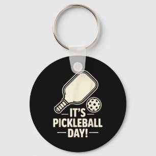 It’s Ckleball Day Dink Srt Player Court Fun Team P Key Ring