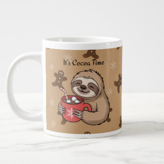 It’s Cocoa Time | Cozy Winter Quote Large Coffee Mug
