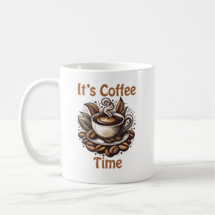 It’s Coffee Time – Cozy Coffee Beans Coffee Mug