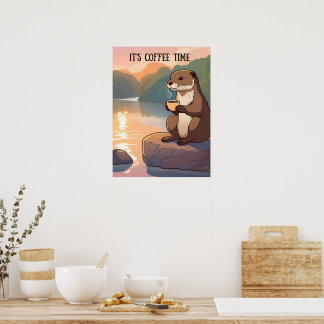 It’s coffee time wall art decor