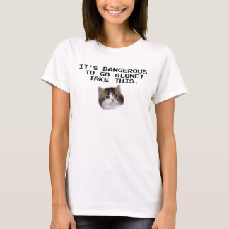 It’s Dangerous To Go Alone Take This Kitten T-Shirt