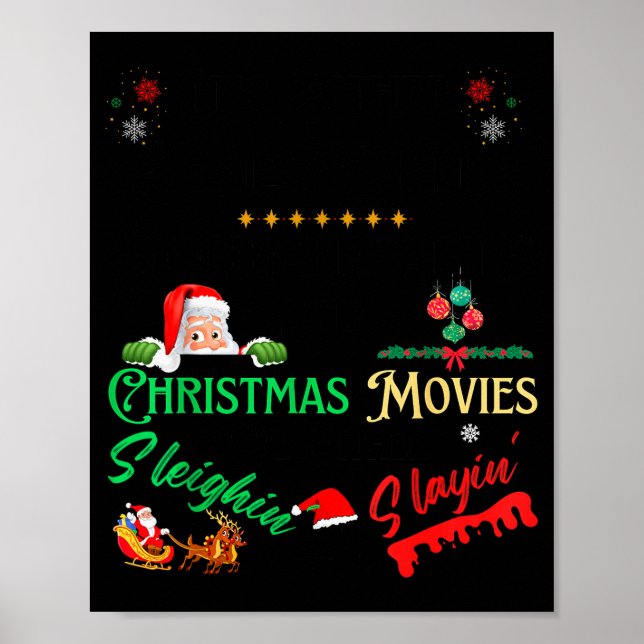 It’s Either Serial Killer Doentaries Or Christmas  Poster (Front)