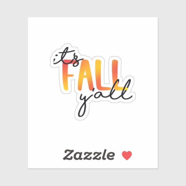 It’s Fall Y’all Aesthetic Simple (Sheet)