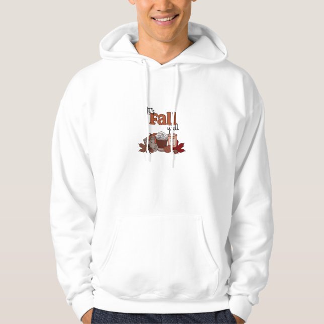 It’s Fall Y’all Aesthetic Simple Hoodie (Front)