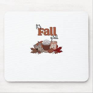 It’s Fall Y’all Aesthetic Simple Mouse Mat
