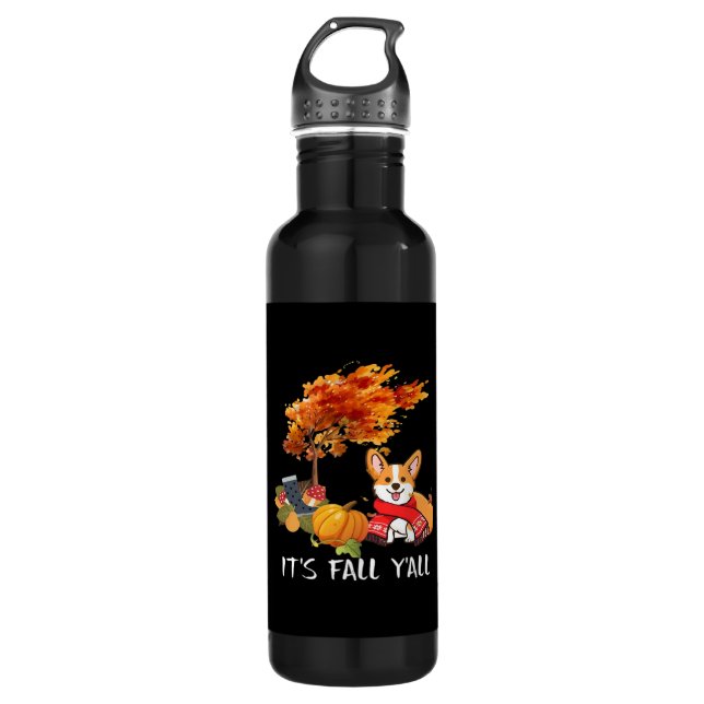 It’s Fall Y’all Autumn Cool Graphic 710 Ml Water Bottle (Front)