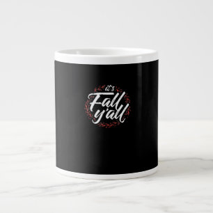 It’s Fall Y’all Autumn Design Creative Casual Large Coffee Mug