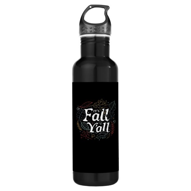 It’s Fall Y’all Autumn Design Retro Classic 710 Ml Water Bottle (Front)
