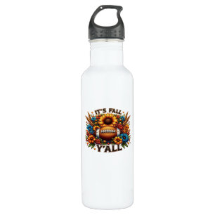 It’s Fall Y’all Autumn Football 710 Ml Water Bottle