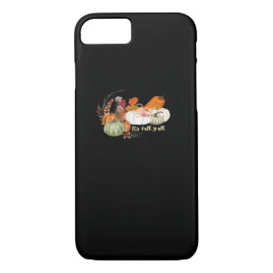 It’s Fall Y’all Autumn Halloween Design Fitted iPhone 8/7 Case