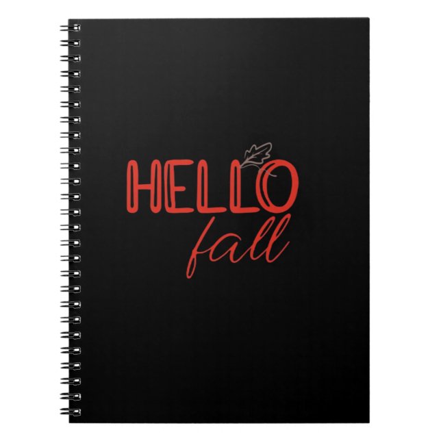 It’s Fall Y’all Autumn Leave Design Cute Pumpkin F Notebook (Front)