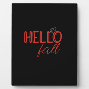 It’s Fall Y’all Autumn Leave Design Cute Pumpkin F Plaque