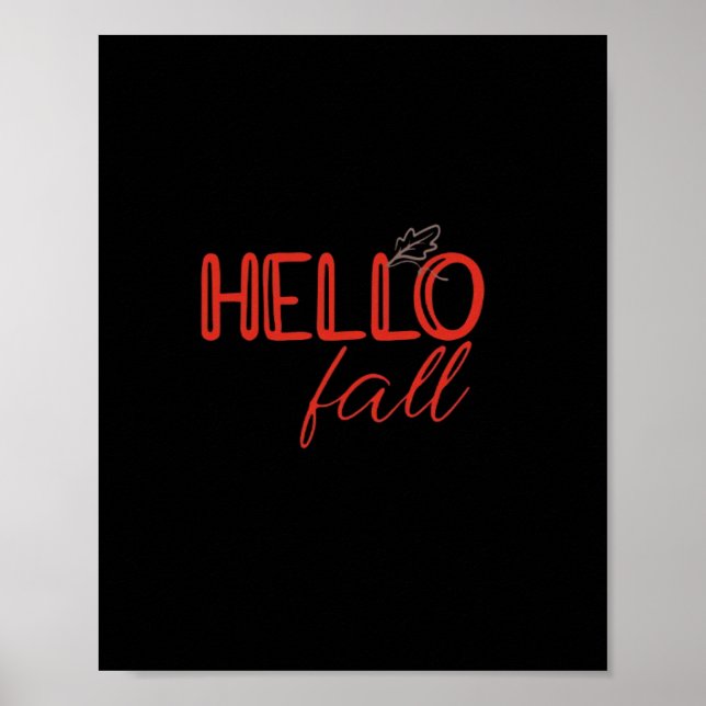 It’s Fall Y’all Autumn Leave Design Cute Pumpkin F Poster (Front)