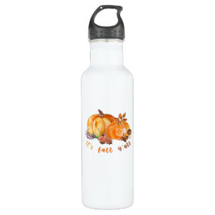 It’s Fall Y’all Autumn Leaves Pumpkin And Mushroom 710 Ml Water Bottle