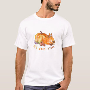 It’s Fall Y’all Autumn Leaves Pumpkin And Mushroom T-Shirt